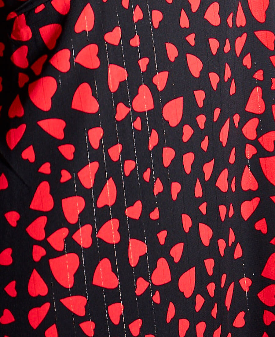 Heart Pattern On Dress