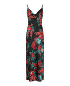 Multicoloured maxi dress no sleeves