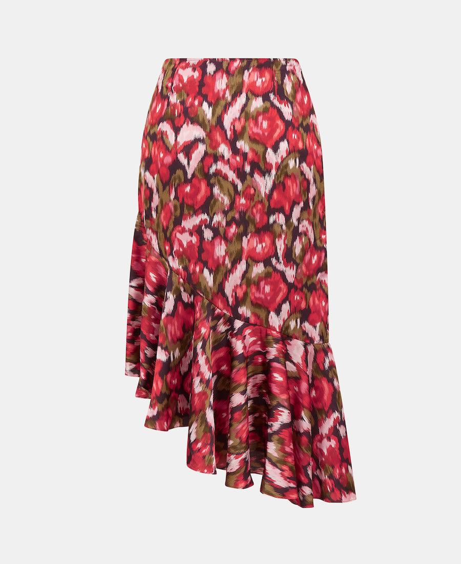 Midi Skirt RED